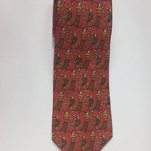 Salvatore Ferragamo Necktie Golfers Silk Italy